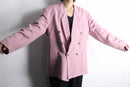"berto lucci" pink double tailored jacket