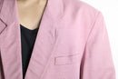 "berto lucci" pink double tailored jacket