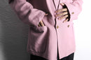 "berto lucci" pink double tailored jacket