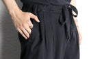 "TOMMY HILFIGER"black wide easy pants
