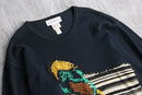 “ICEBERG”colorful graphic cotton knit