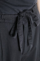 "TOMMY HILFIGER"black wide easy pants