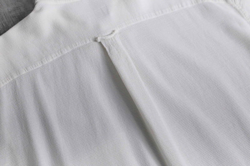 “BOSS” white waffle textile B.D S/S shirt