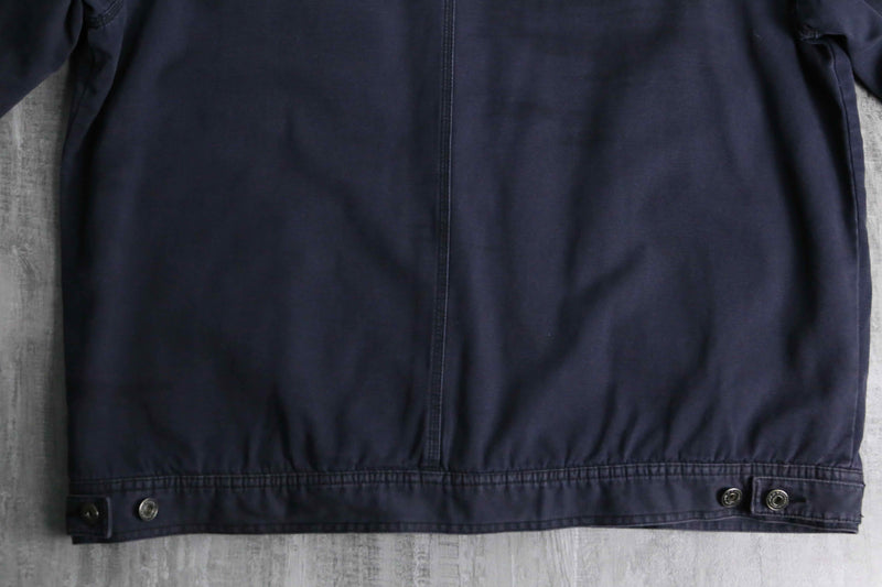 ”NY” design navy color duck jacket