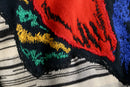 “ICEBERG”colorful graphic cotton knit