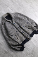 houndstooth puttern a-2 type blouson