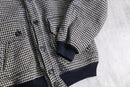 houndstooth puttern a-2 type blouson