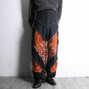"Re:make" track knit patchwork pants