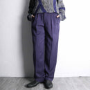 purple wide tapered slacks
