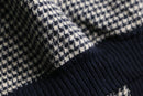houndstooth puttern a-2 type blouson