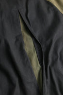 leather collar dark torn hunting blouson
