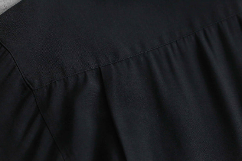 two tone rayon poly check shirt
