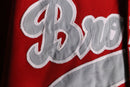90-00's red oversized baseball shirt with number 21