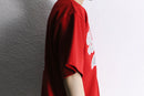 90-00's red oversized baseball shirt with number 21