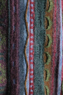 mohair blend 3D knit sweater