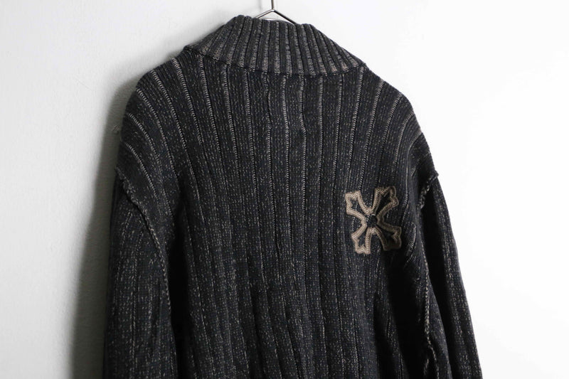 y2k grunge initial print design drivers knit