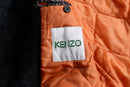 “KENZO”orange quilted lining wool chester coat