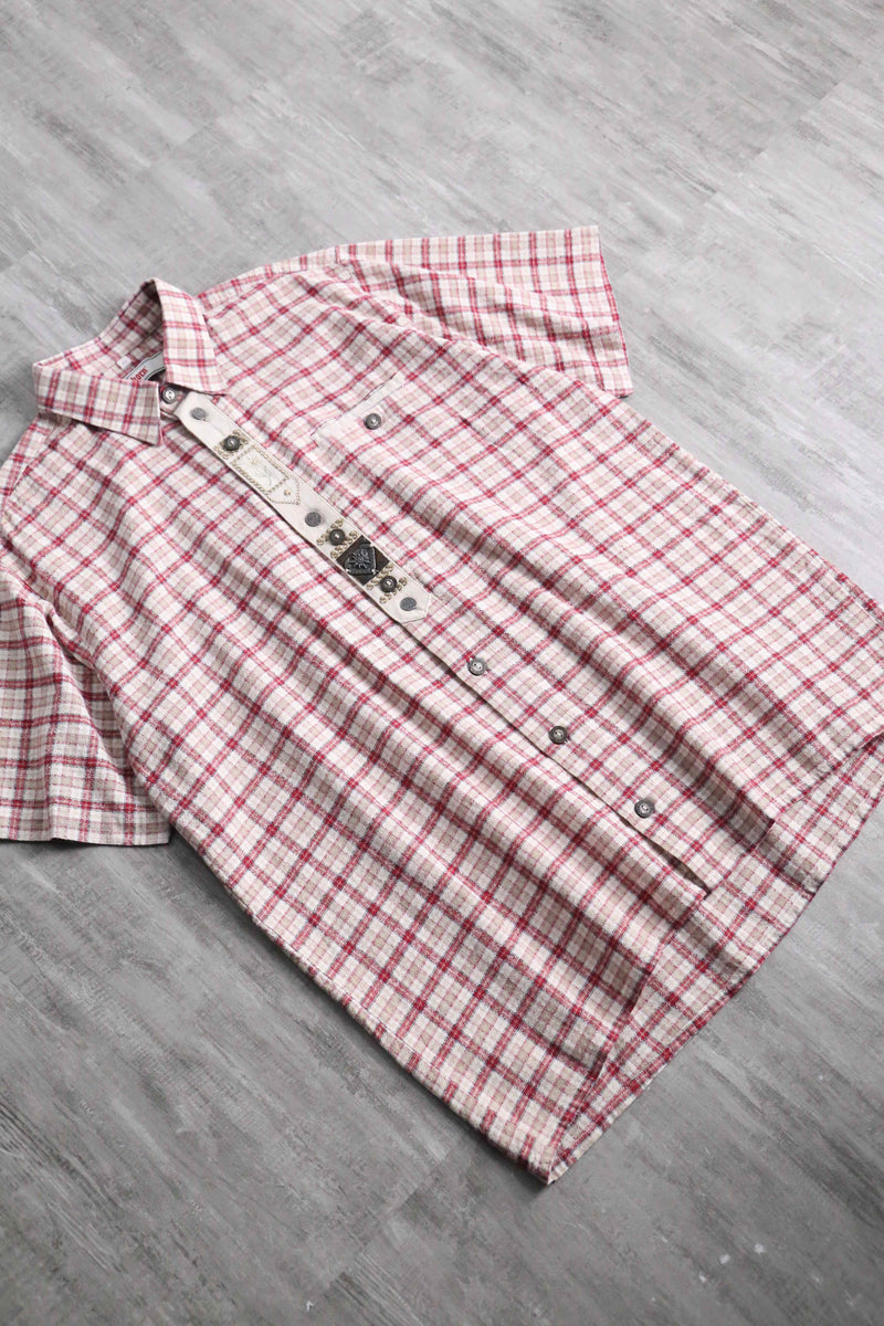 red check tyrolean s/s shirt