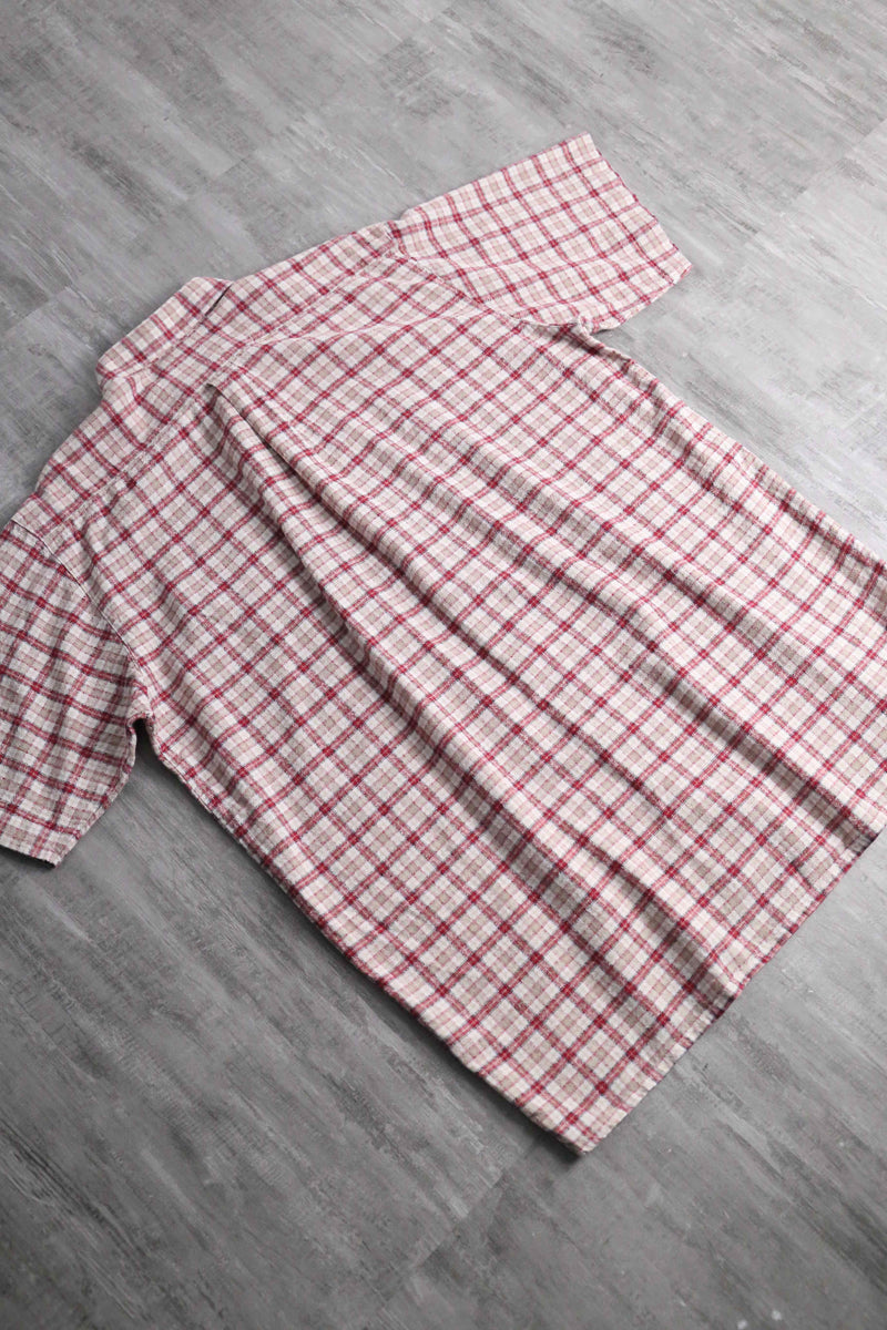 red check tyrolean s/s shirt