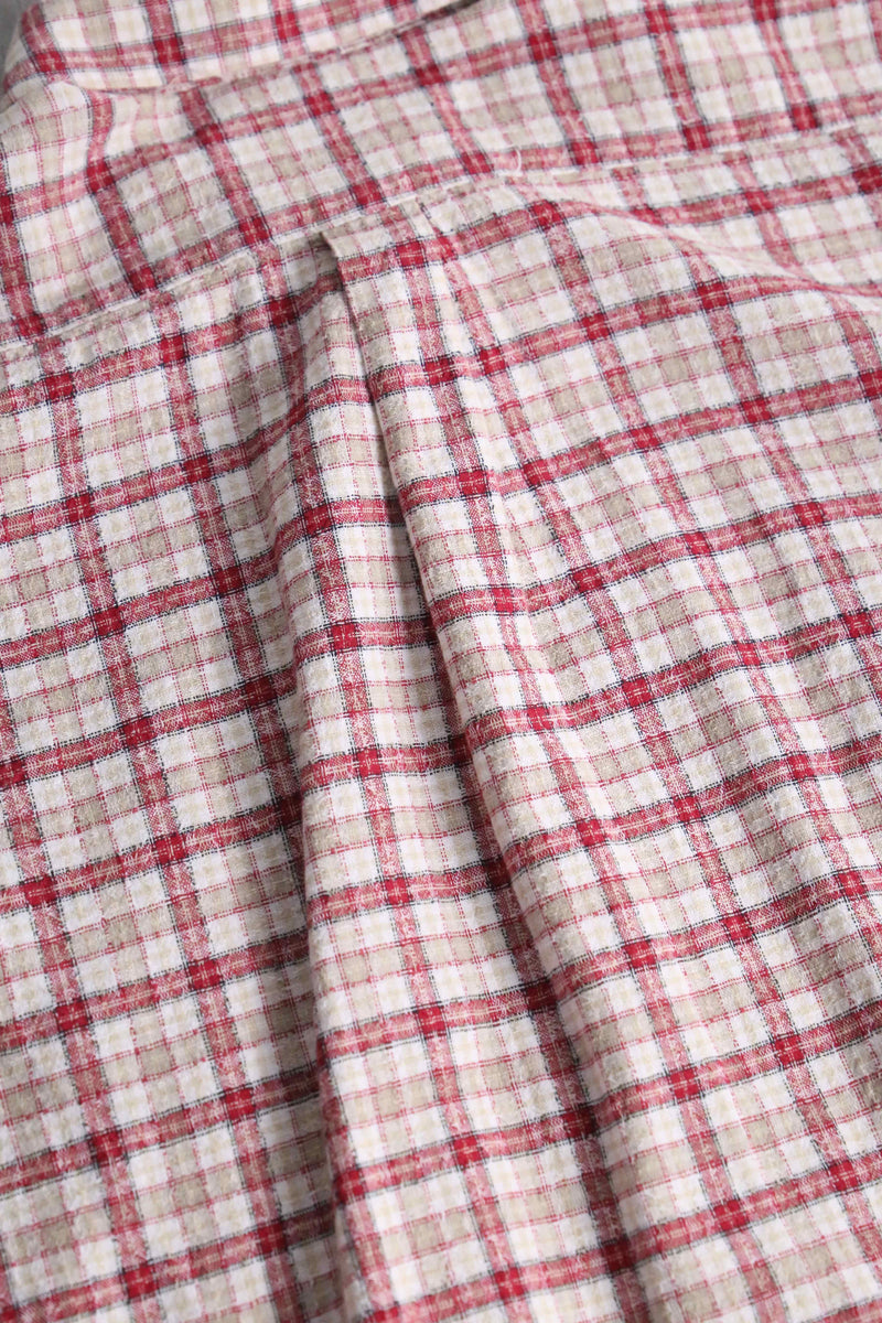 red check tyrolean s/s shirt