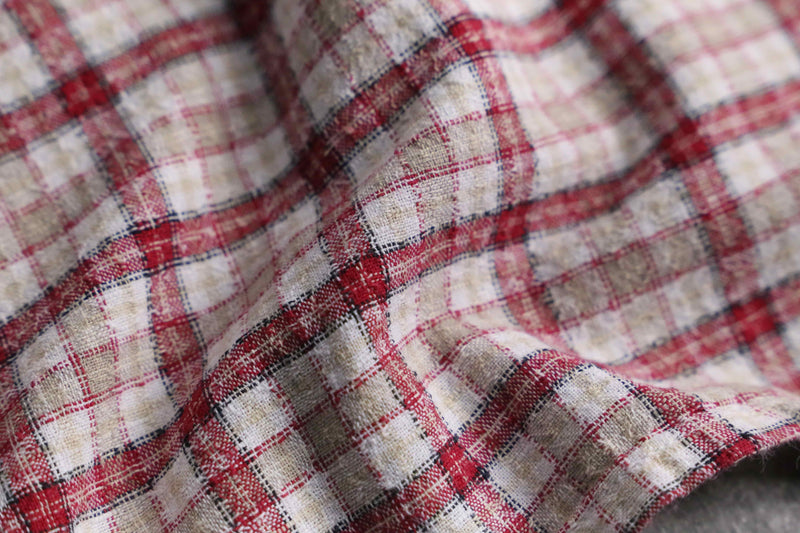 red check tyrolean s/s shirt