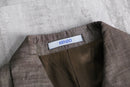“KENZO” shiny brown 3B tailored jacket