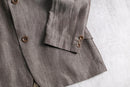 “KENZO” shiny brown 3B tailored jacket