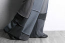 "Re:make" wide silhouette buggy sweat pants