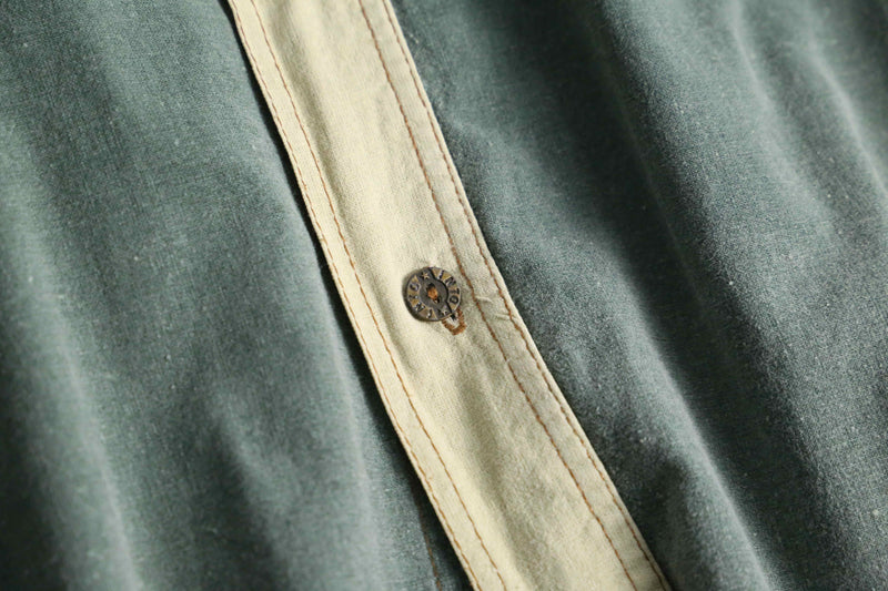 ethnic embroidery earth color s/s shirt