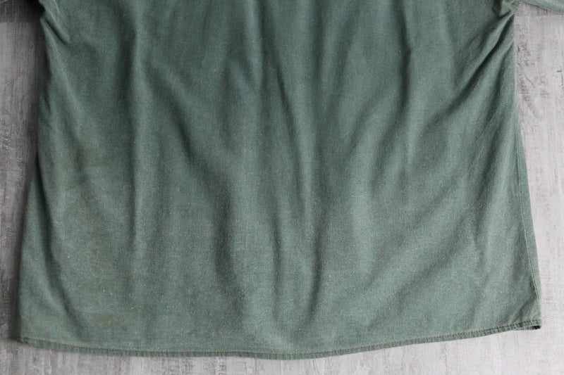 ethnic embroidery earth color s/s shirt