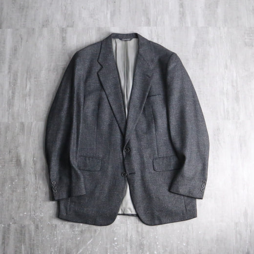“Christian Dior” gray wool single tailored jacket.