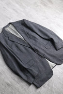 “Christian Dior” gray wool single tailored jacket.
