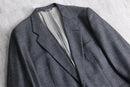 “Christian Dior” gray wool single tailored jacket.