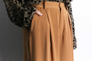 orange boxtuck wide easy pants