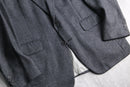 “Christian Dior” gray wool single tailored jacket.