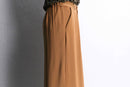orange boxtuck wide easy pants