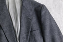 “Christian Dior” gray wool single tailored jacket.