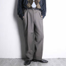 gray color stripe wool trousers