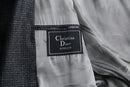 “Christian Dior” gray wool single tailored jacket.