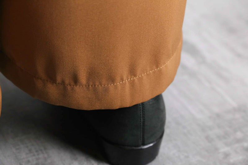orange boxtuck wide easy pants