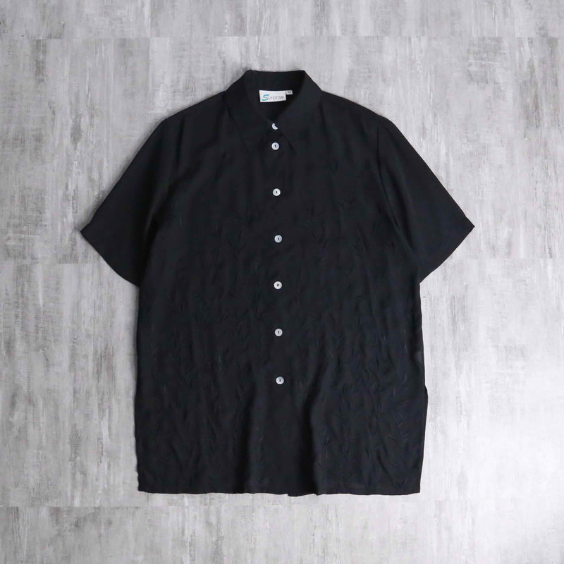 grass woven pattern poly shirt