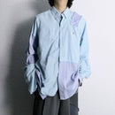 "Re:make" random check docking shirt