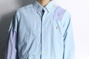 "Re:make" random check docking shirt