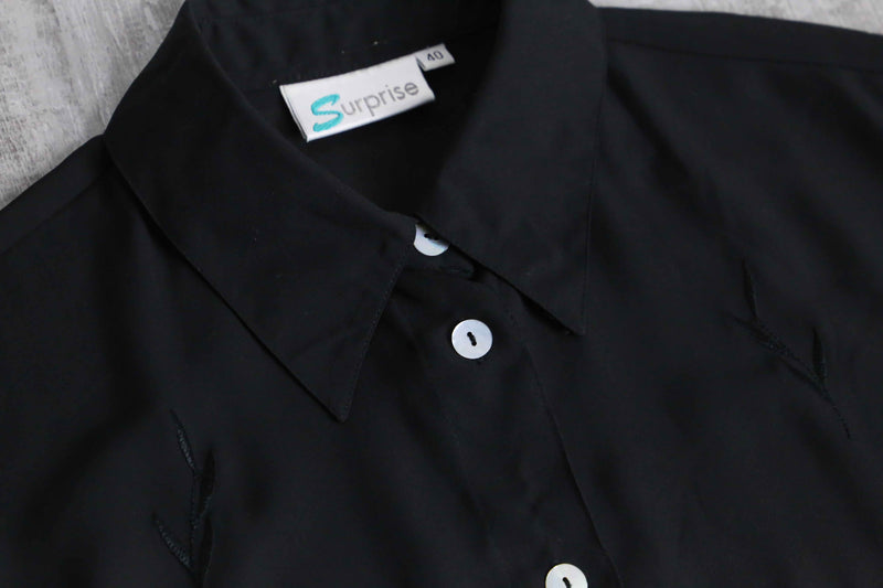 grass woven pattern poly shirt