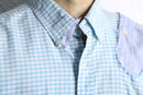 "Re:make" random check docking shirt