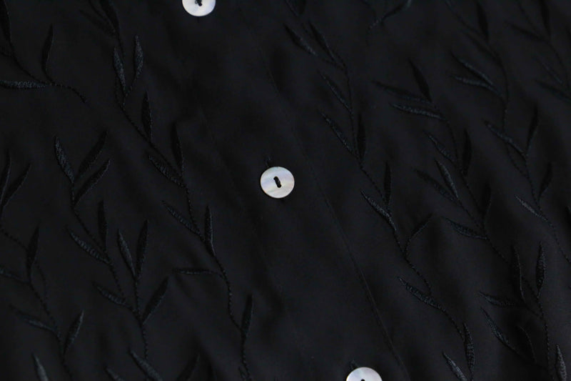 grass woven pattern poly shirt