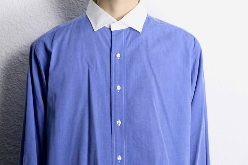 "Polo by Ralph Lauren" sax blue cleric shirt
