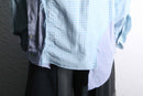 "Re:make" random check docking shirt