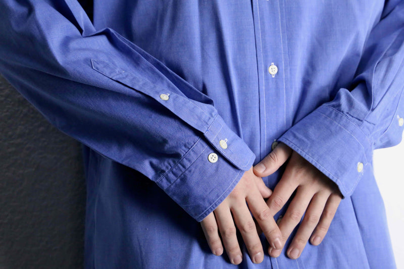 "Polo by Ralph Lauren" sax blue cleric shirt