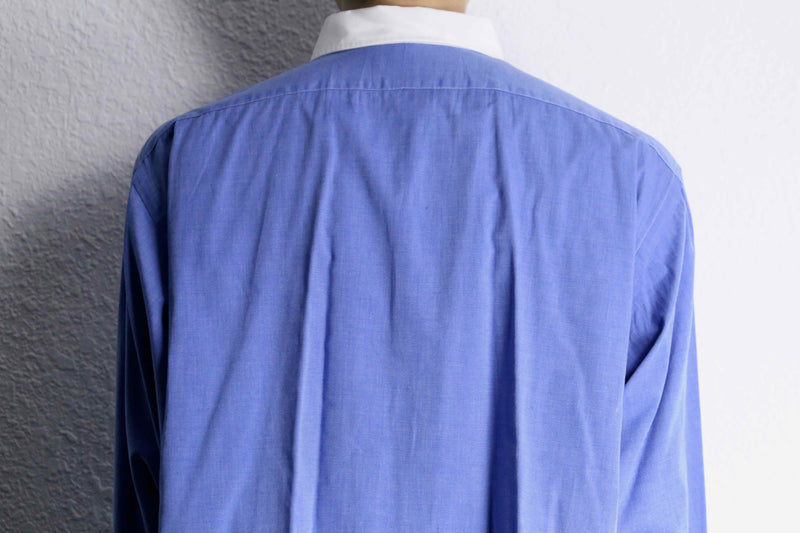 "Polo by Ralph Lauren" sax blue cleric shirt